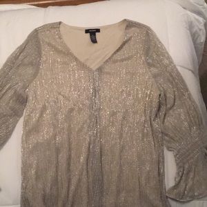 Beautiful gold shimmer blouse